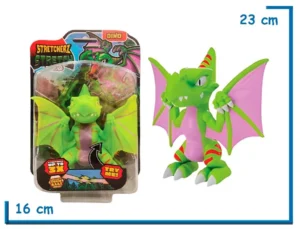 STRETCHERZ STRETCH SQUAD DINO DRAGON VERDE Y LILA