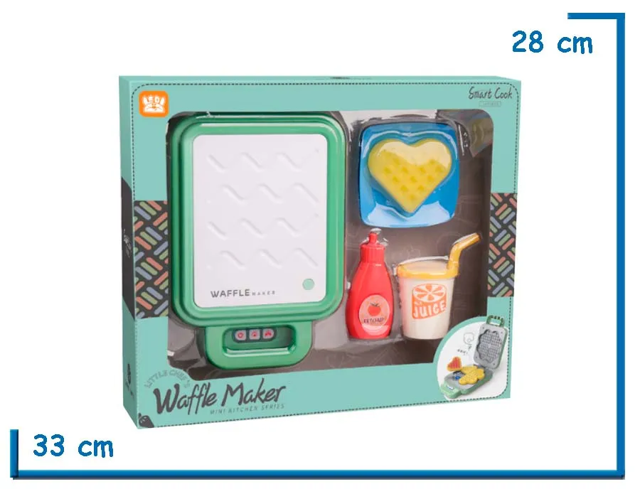 SMART COOK WAFFLE MAKER LUZ Y SONIDO