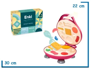 ENKI DESSERT MAKING TOAST & WAFFLES FUCSIA SET DE MASAS
