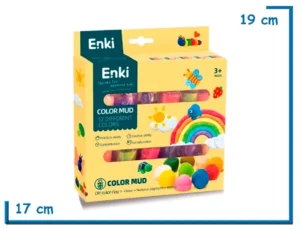 ENKI COLOR MUD 12 DIFFERENT COLORS MINI MASAS X12PZS