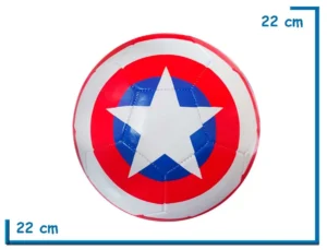 PELOTA DE CUERO N°5 MARVEL CAPTAIN AMERICA