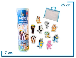 BLUEY AVENTURAS EN EL AGUA FIGURAS GOMA EVA