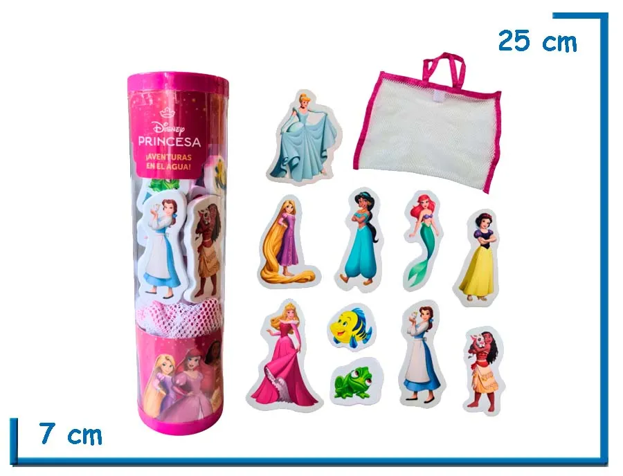 DISNEY PRINCESS AVENTURAS EN EL AGUA FIGURAS GOMA EVA