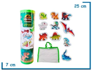 JURASSIC WORLD AVENTURAS EN EL AGUA FIGURAS GOMA EVA