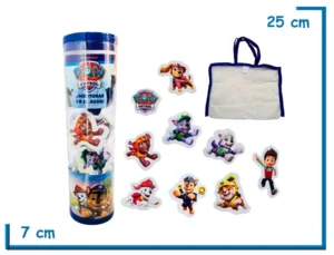 PAW PATROL AVENTURAS EN EL AGUA FIGURAS GOMA EVA