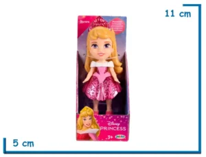 JAKKS AURORA METALIZADA MINI FIGURA POSABLE DISNEY PRINCESAS