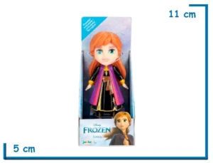 JAKKS ANNA VIOLETA METALIZADA  MINI FIGURA POSABLE FROZEN