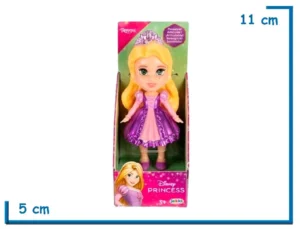 JAKKS RAPUNZEL METALIZADA MINI FIGURA POSABLE DISNEY PRINCESAS