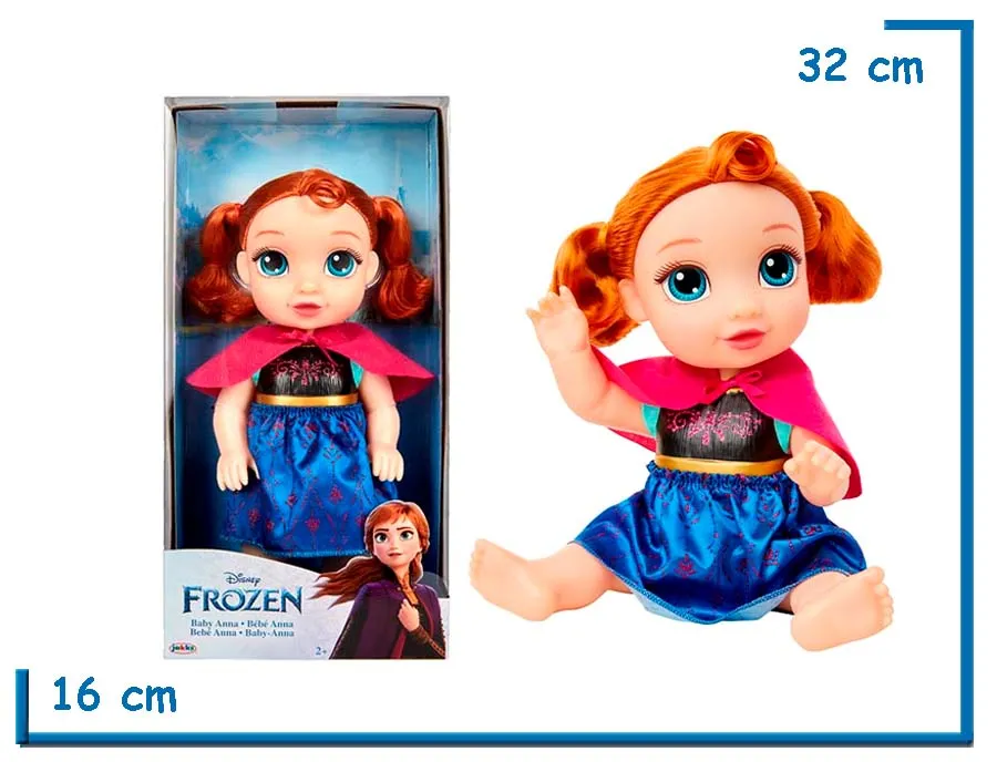 JAKKS FROZEN BABY ANNA MUÑECA 28CM