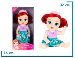 JAKKS DISNEY PRINCESS BABY ARIEL MUÑECA 28CM