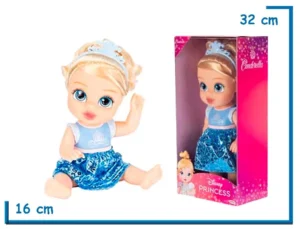 JAKKS DISNEY PRINCESS BABY CINDERELLA MU¥ECA 28CM