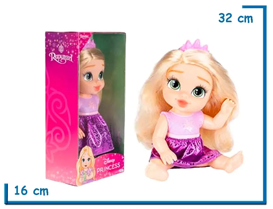 JAKKS DISNEY PRINCESS BABY RAPUNZEL MU¥ECA 28CM