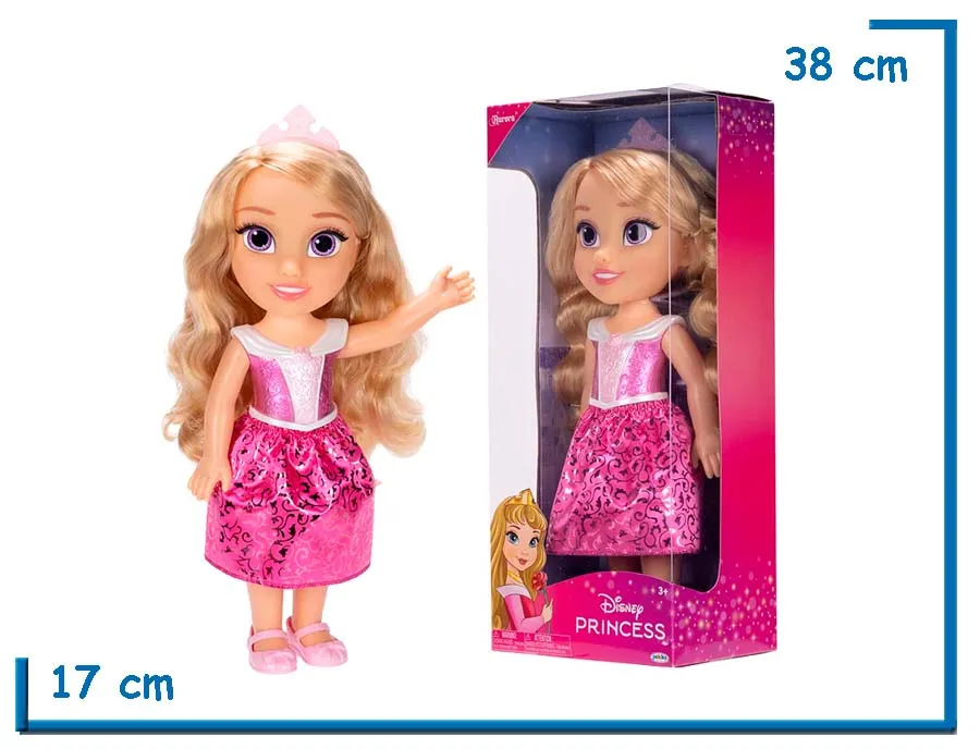 JAKKS DISNEY PRINCESS AURORA MUÑECA GRANDE 38CM