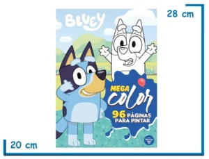 LIBRO MEGA COLOR BLUEY