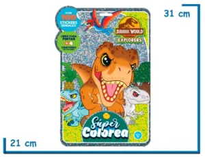SUPER COLOREA JURASSIC WORLD EXPLORERS