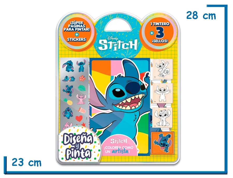 DISEÑA Y PINTA STITCH