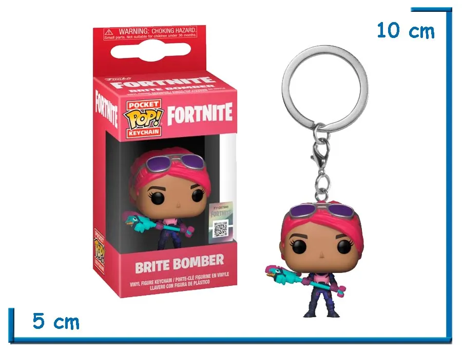 FUNKO POP LLAVERO BRITE BOMBER FORTNITE