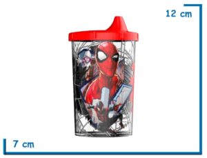 SPIDER-MAN VASO TAPA TOMADORA
