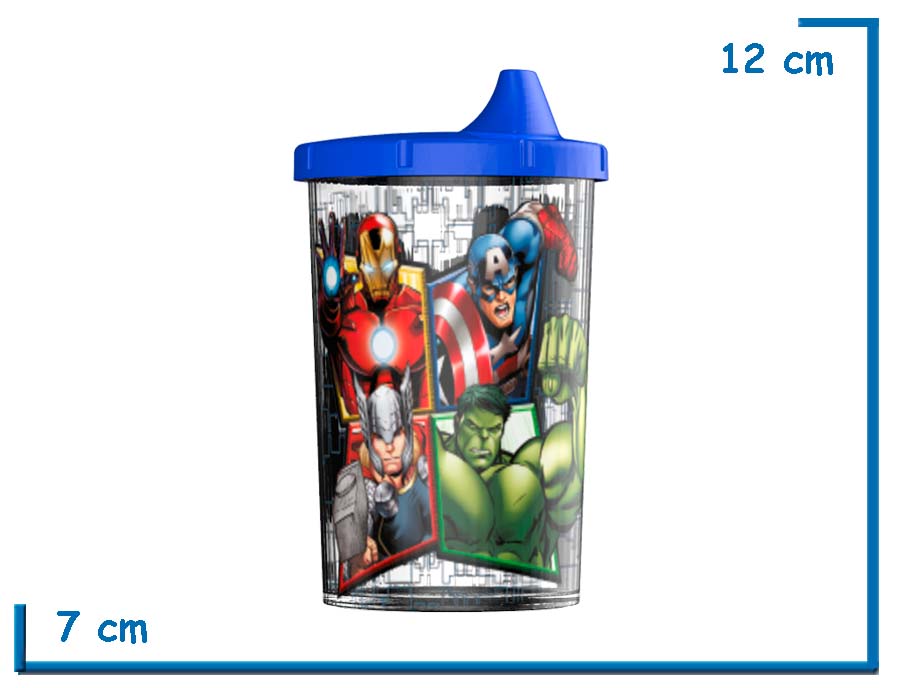 AVENGERS VASO TAPA TOMADORA