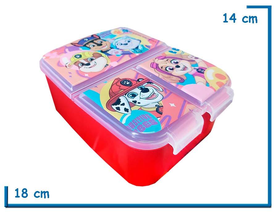PAW PATROL HERMETICO LUNCHERA MULTIPLE