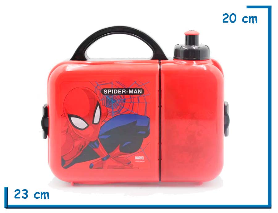 SPIDER-MAN LUNCHERA CON BOTELLA