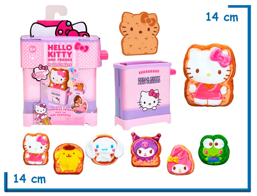 HELLO KITTY AND FRIENDS TOASTY TREATZ CREA TU PELUCHE SORPRESA