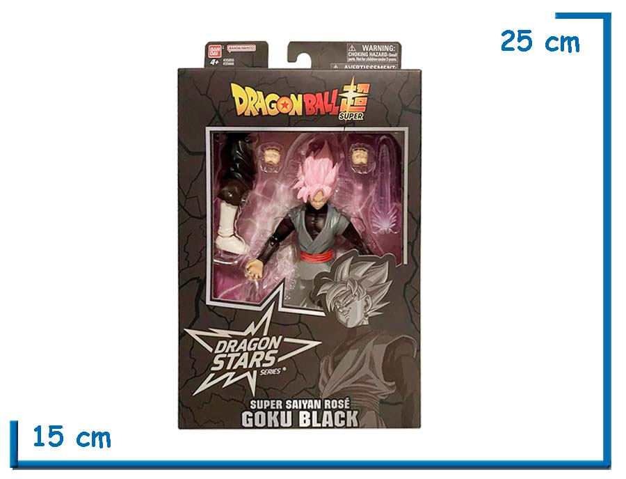 BANDAI SUPER SAIYAN ROSE GOKU BLACK DBS DRAGON STARS 17CM