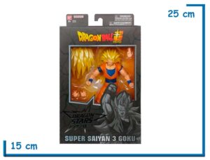 BANDAI SUPER SAIYAN 3 GOKU DBS DRAGON STARS 17CM