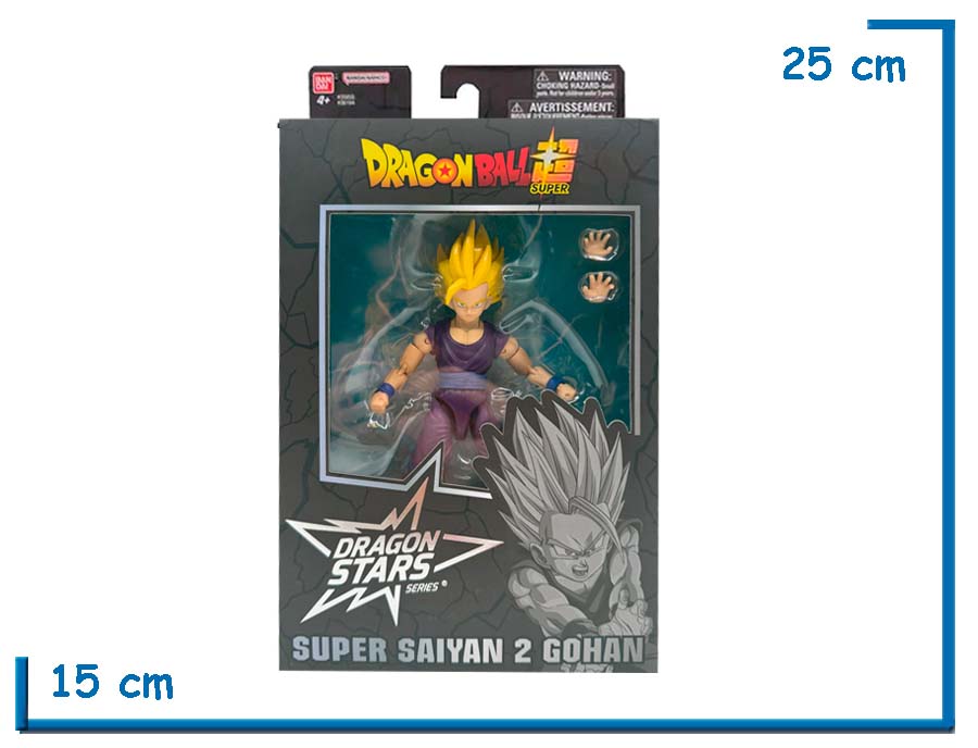BANDAI SUPER SAIYAN 2 GOHAN DBS DRAGON STARS 17CM