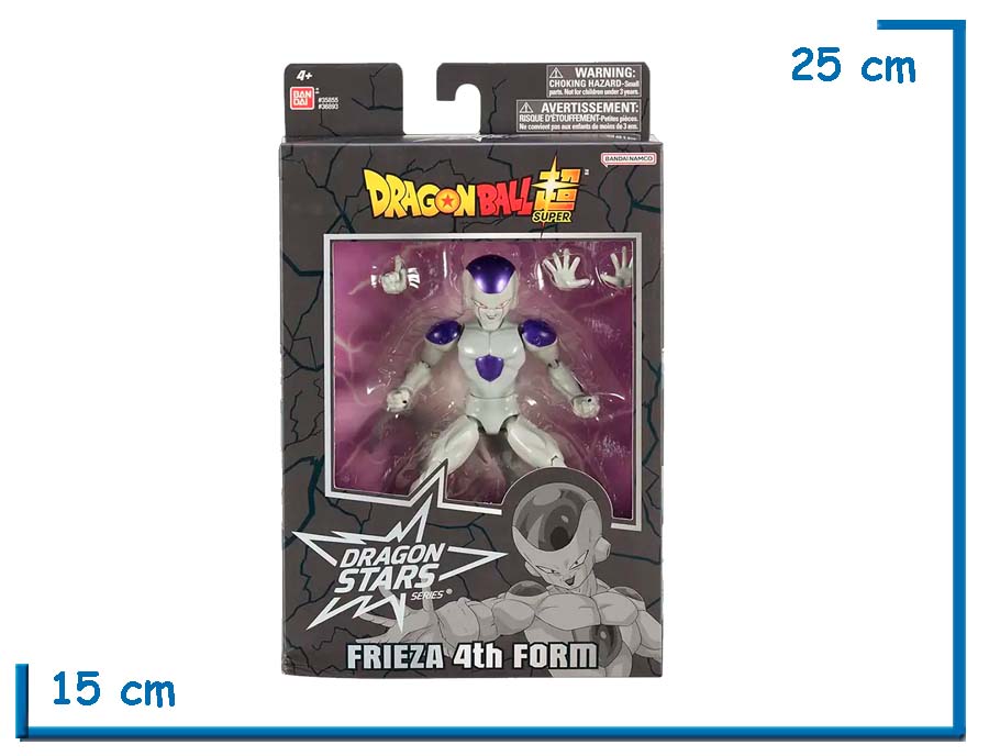 BANDAI FRIEZA 4TH FORM DBS DRAGON STARS 17CM