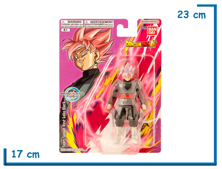 BANDAI SUPER SAIYAN ROSE GOKU BLACK DBS DRAGON BALL EVOLVE 13CM