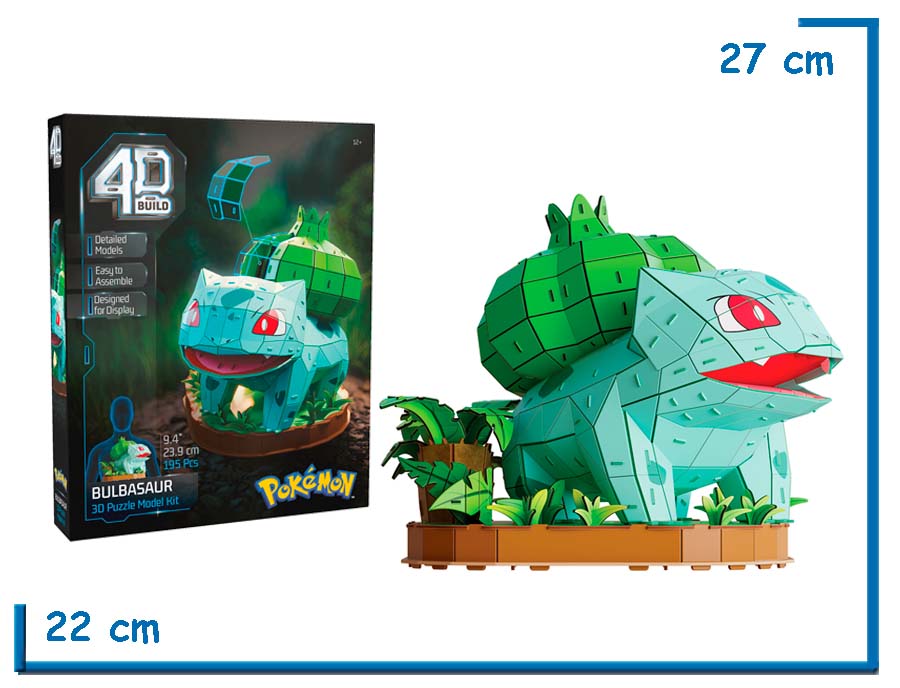 4D BUILD BULBASAUR POKEMON 3D PUZZLE