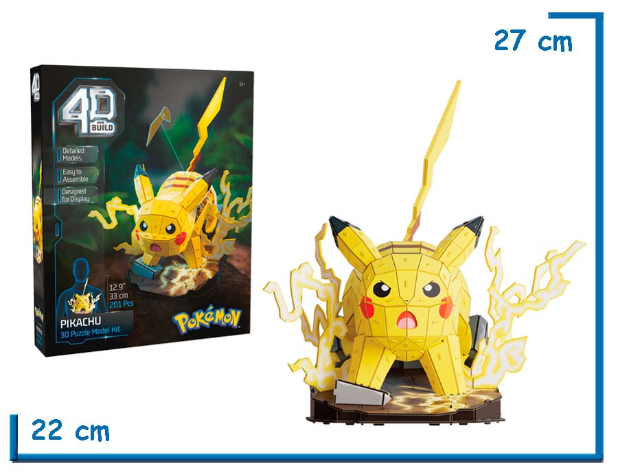 4D BUILD PIKACHU POKEMON 3D PUZZLE