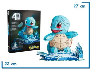 4D BUILD SQUIRTLE POKEMON 3D PUZZLE
