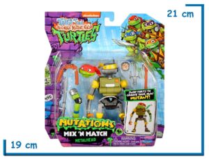 PLAYMATES METALHEAD MUTATIONS TOT TEENAGE MUTANT NINJA TURTLES