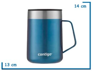 CONTIGO TAZA STREETERVILLE MUG BLUE CORN 414ML