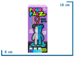 POUR PALZ KEY RING VIOLETA LLAVERO OSO 8CM