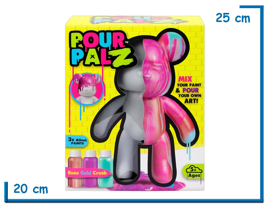 POUR PALZ ROSE GOLD CRUSH FIGURA OSO 22CM