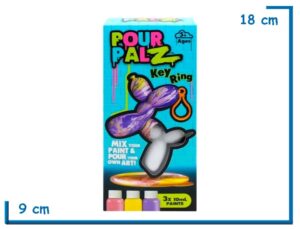 POUR PALZ KEY RING CELESTE LLAVERO PERRO 8CM