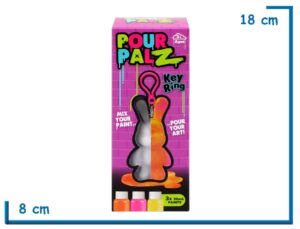 POUR PALZ KEY RING VIOLETA LLAVERO CONEJO 8CM