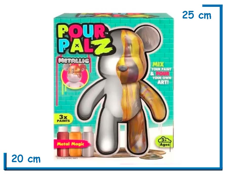 POUR PALZ METALLIC METAL MAGIC FIGURA OSO 22CM