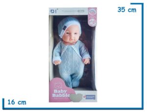 BABY BABBLE BEBOTE ENTERITO GRIS