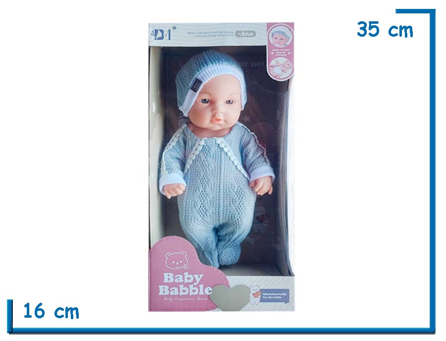 BABY BABBLE BEBOTE ENTERITO GRIS