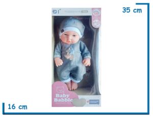 BABY BABBLE BEBOTE ENTERITO GRIS ESTRELLAS