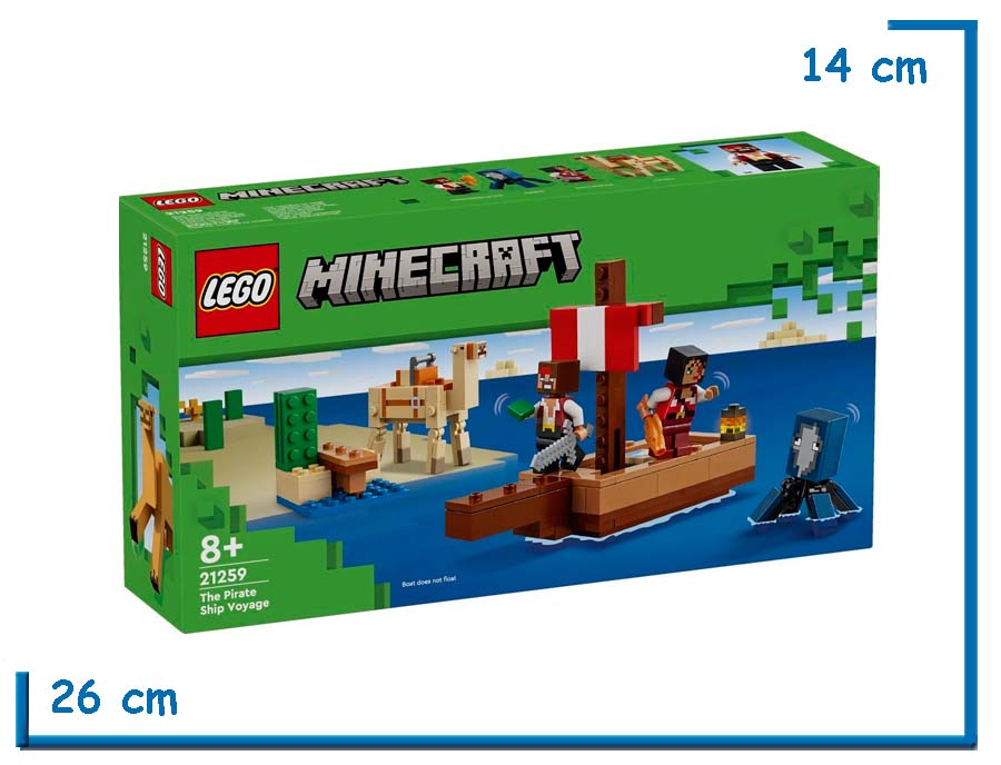 LEGO MINECRAFT THE PIRATE SHIP VOYAGE