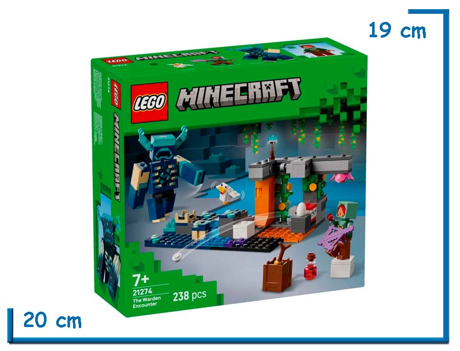 LEGO MINECRAFT THE WARDEN ENCOUNTER