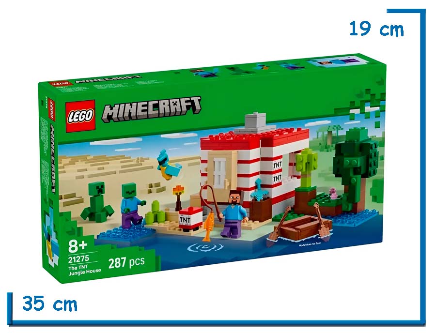 LEGO MINECRAFT THE TNT JUNGLE HOUSE