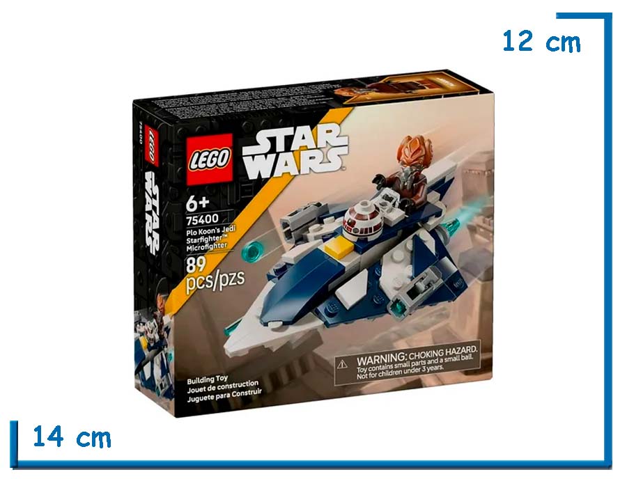 LEGO STAR WARS PLO KOON JEDI STARFIGHTER MICROFIGHTER