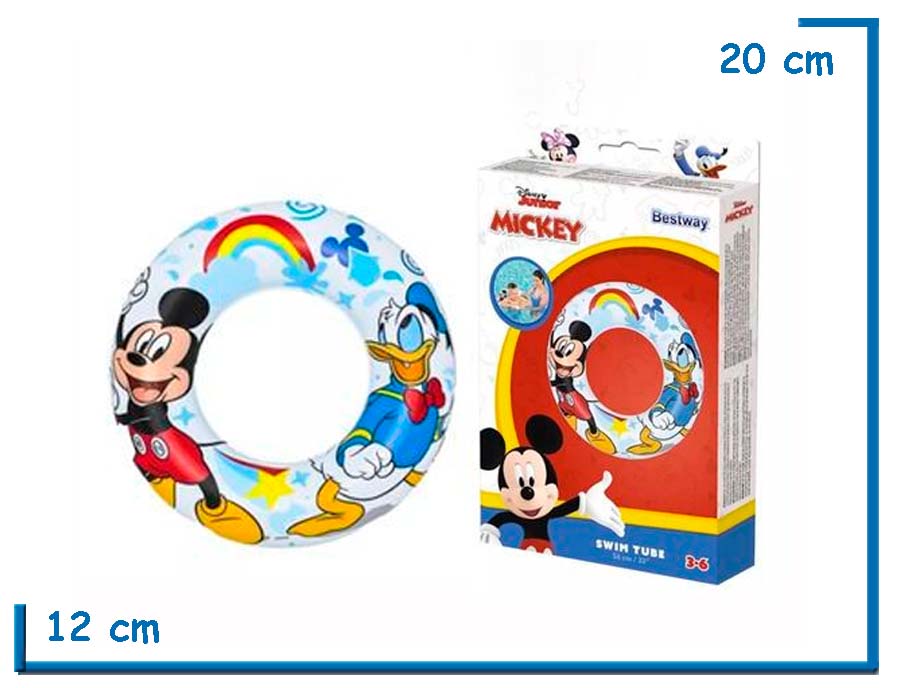 BESTWAY SALVAVIDAS MICKEY Y SUS AMIGOS 56CM