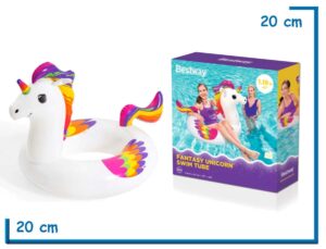 BESTWAY SALVAVIDAS UNICORNIO 119 X 91CM